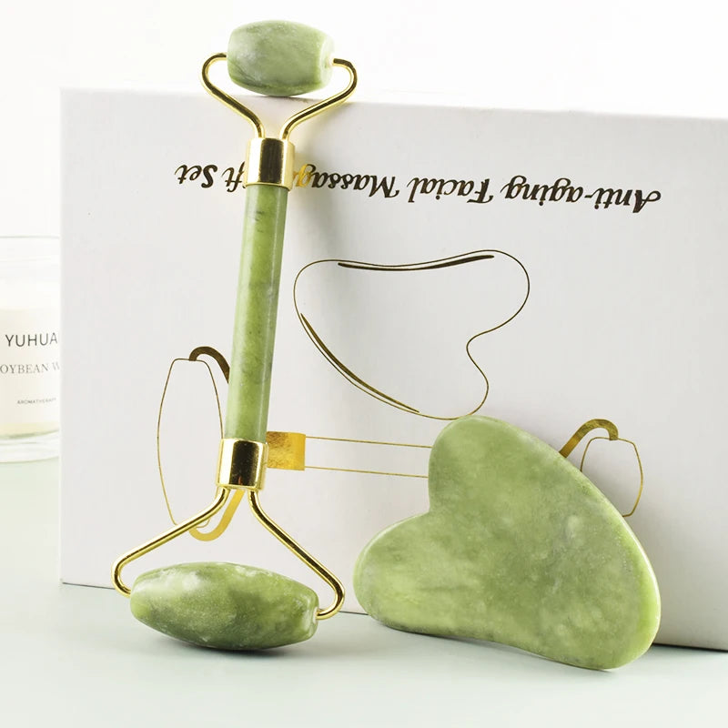 100% Natural Jade Stone Gua Sha Skin Massager