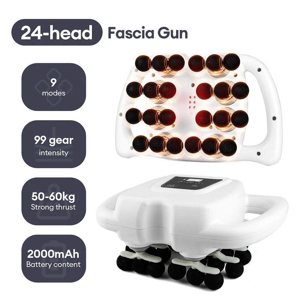 42-Heads Fascia Gun High-Frequency Vibration