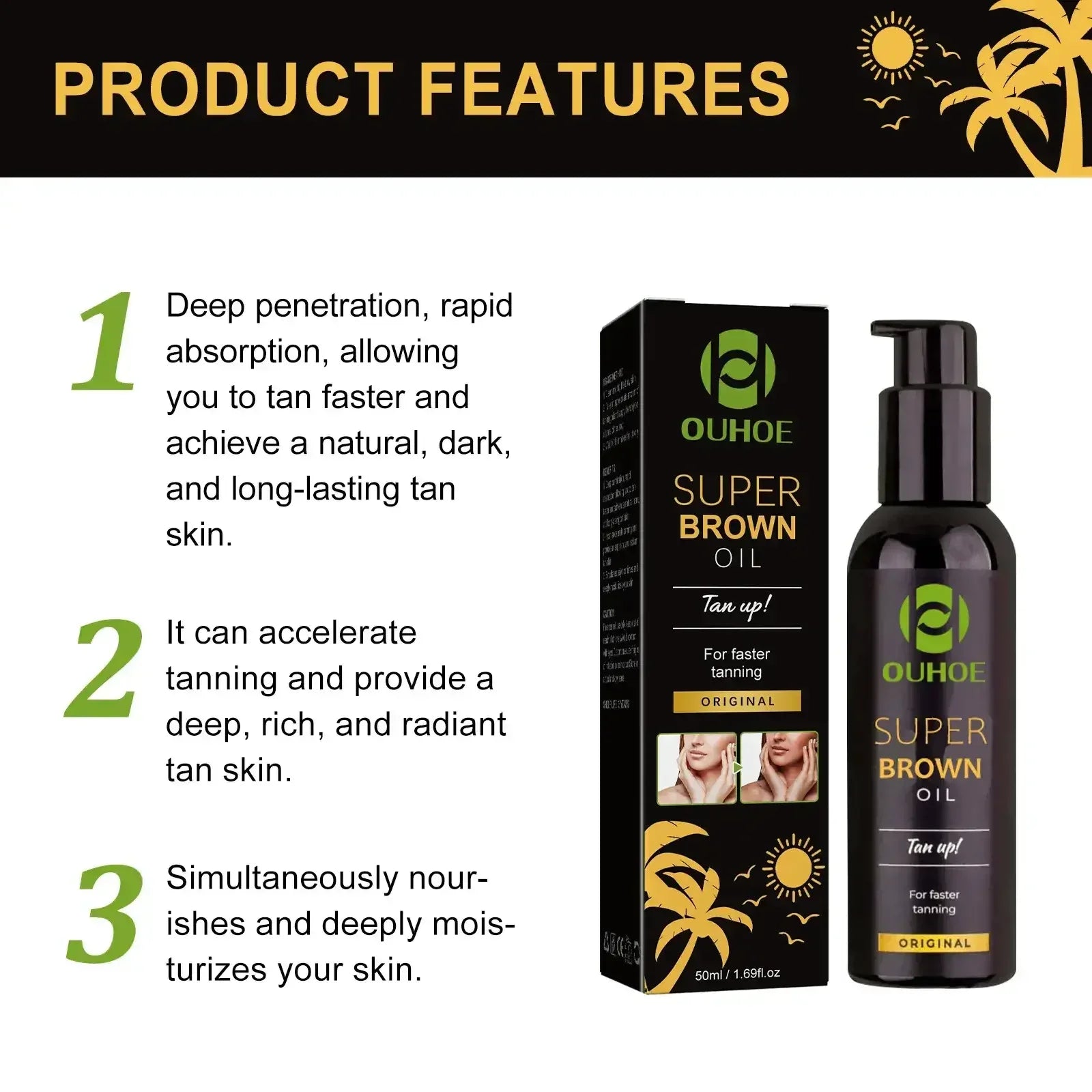 Brown Tanning Oil