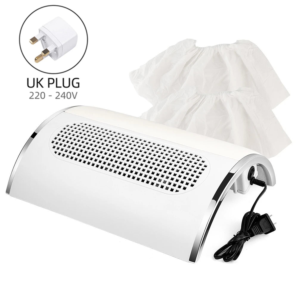 3 Fans Powerful Suction Professional Nail Dust Collector