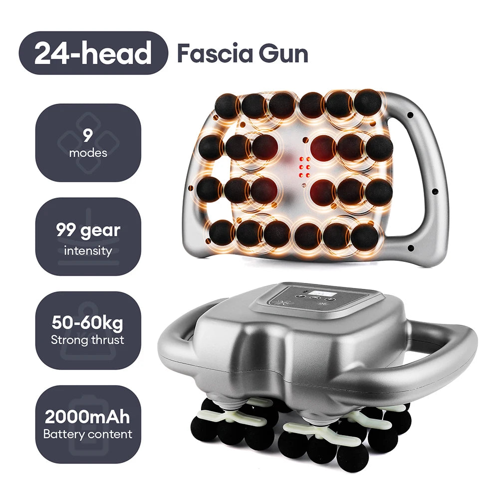 42-Heads Fascia Gun High-Frequency Vibration