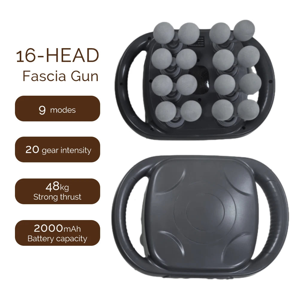 42-Heads Fascia Gun High-Frequency Vibration