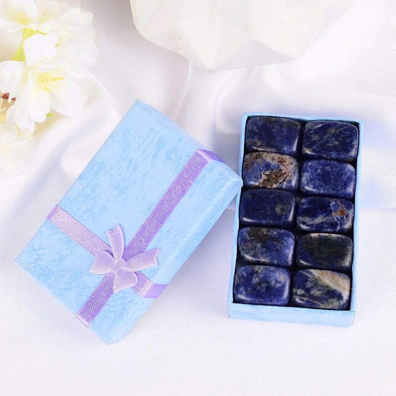 10 Pcs /Set Natural Tumbled Stone