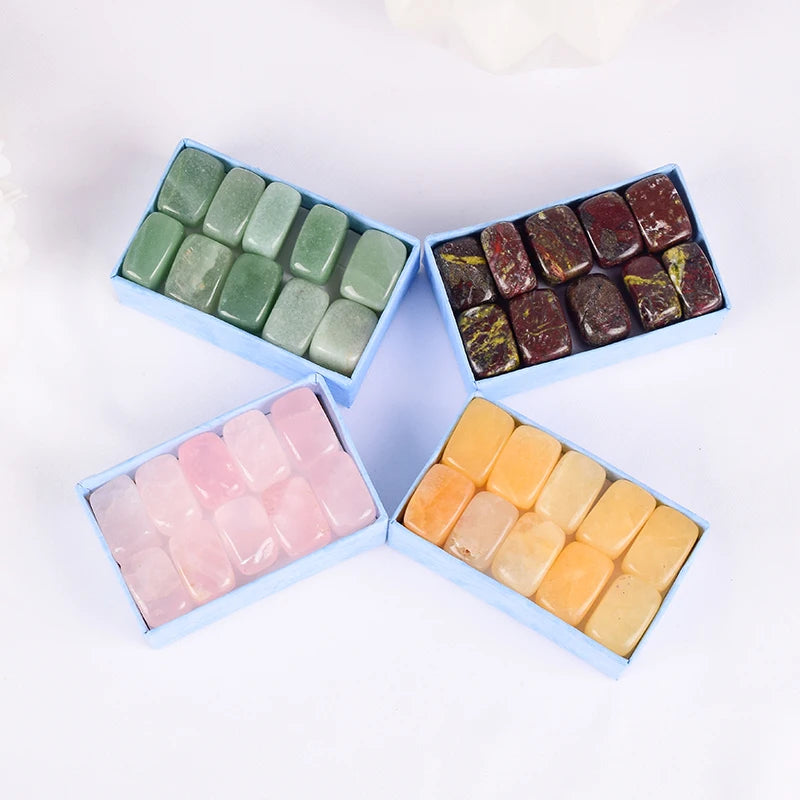10 Pcs /Set Natural Tumbled Stone