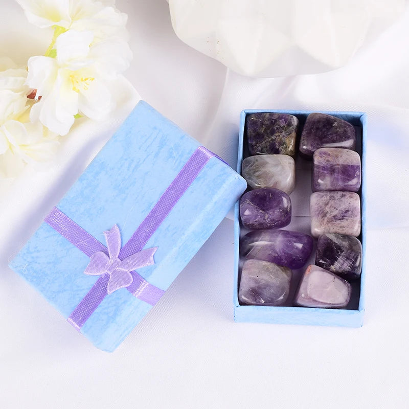 10 Pcs /Set Natural Tumbled Stone