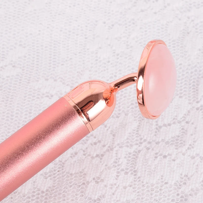 Natural Stone Rose Gold Electric Roller Original