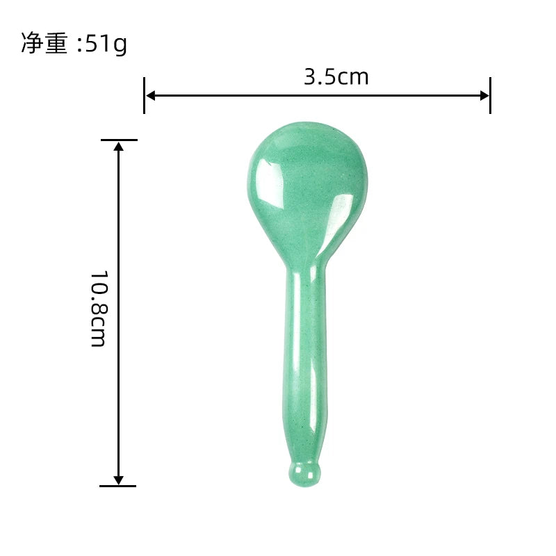 Jade Massage Wand Spoon Gua Sha Tool