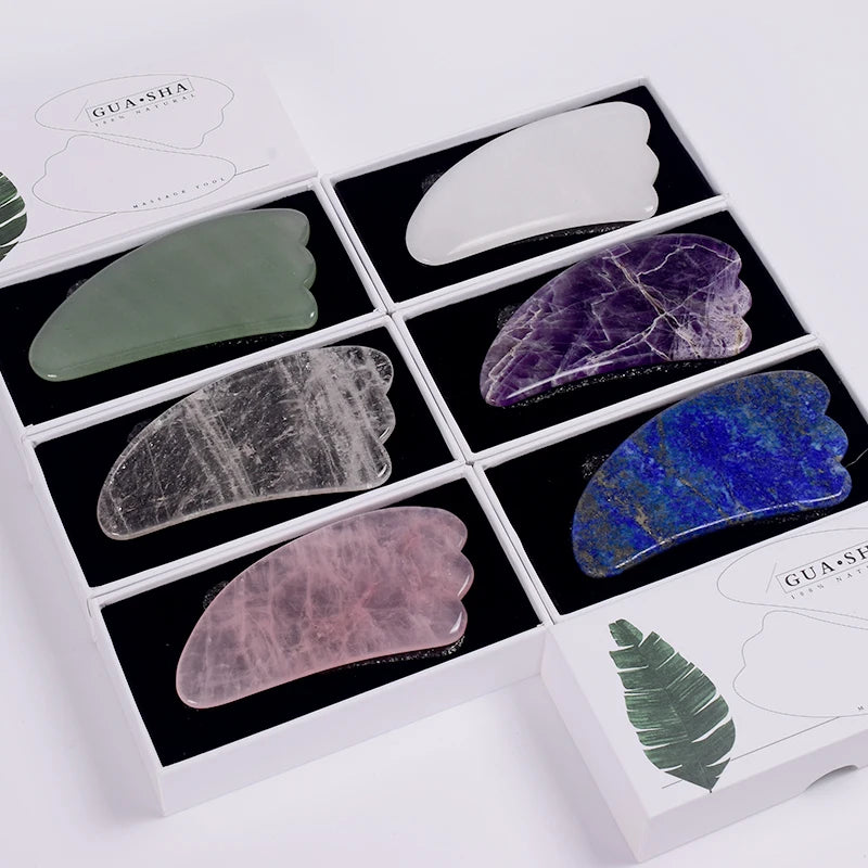 Jade Gua Sha Tool Box Set Care
