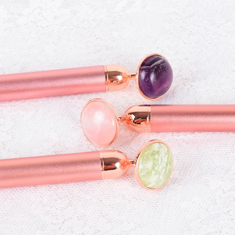 Natural Stone Rose Gold Electric Roller Original