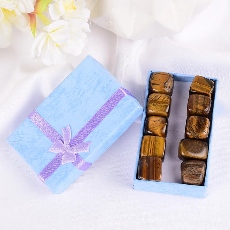10 Pcs /Set Natural Tumbled Stone