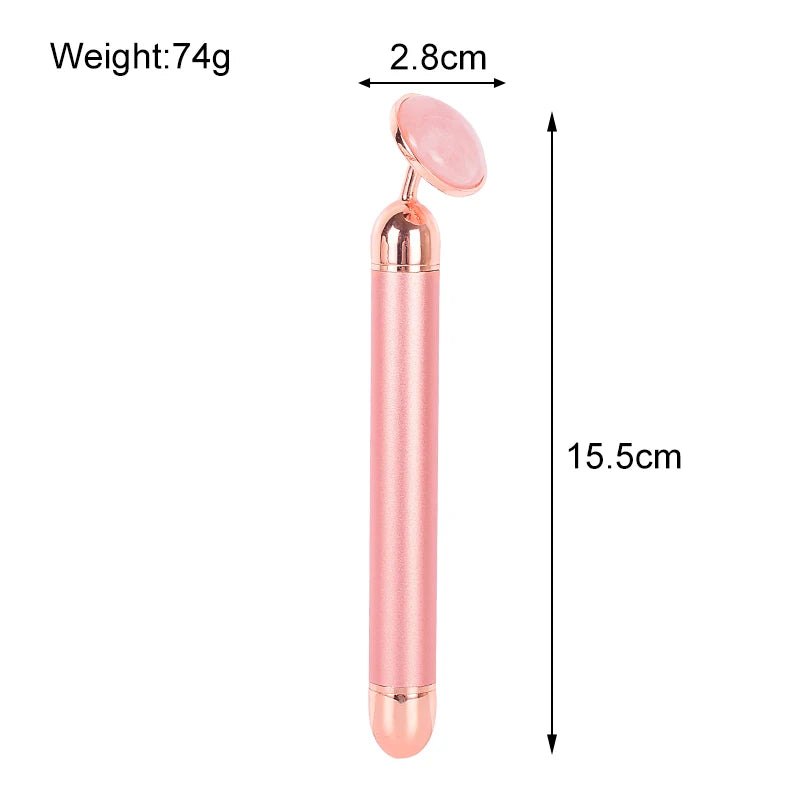Natural Stone Rose Gold Electric Roller Original