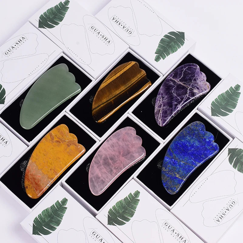 Jade Gua Sha Tool Box Set Care