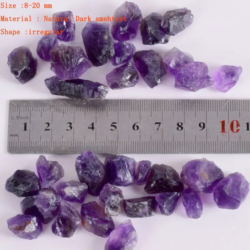 50g Bulk Raw Stone Dark Amethyst