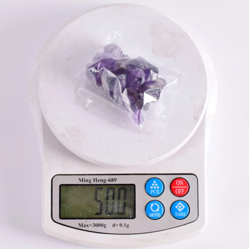 50g Bulk Raw Stone Dark Amethyst