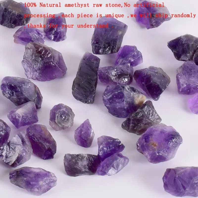 50g Bulk Raw Stone Dark Amethyst