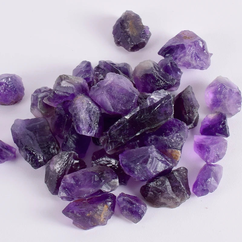 50g Bulk Raw Stone Dark Amethyst