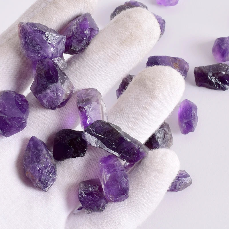 50g Bulk Raw Stone Dark Amethyst