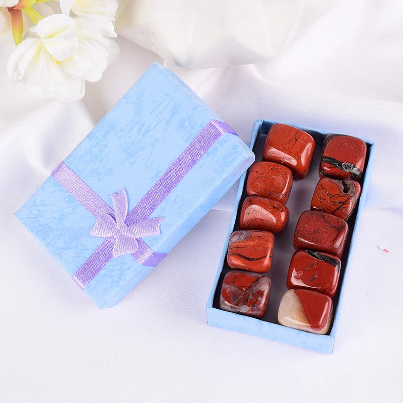 10 Pcs /Set Natural Tumbled Stone