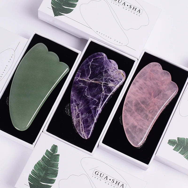 Jade Gua Sha Tool Box Set Care