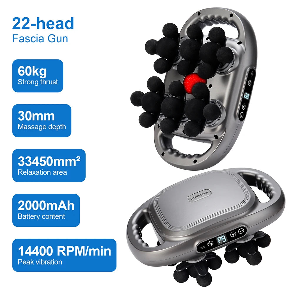 42-Heads Fascia Gun High-Frequency Vibration