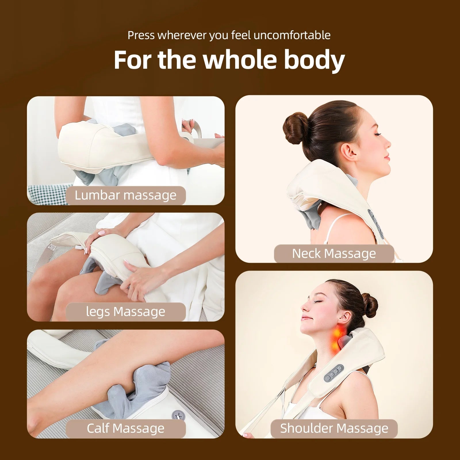 Neck And Shoulder Massager Wireless