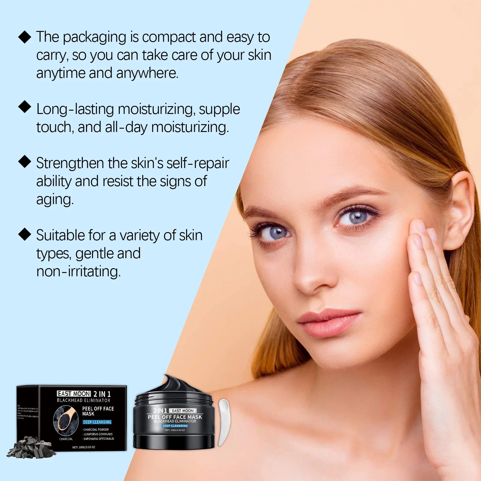 Bamboo Charcoal Blackhead Remover Mask
