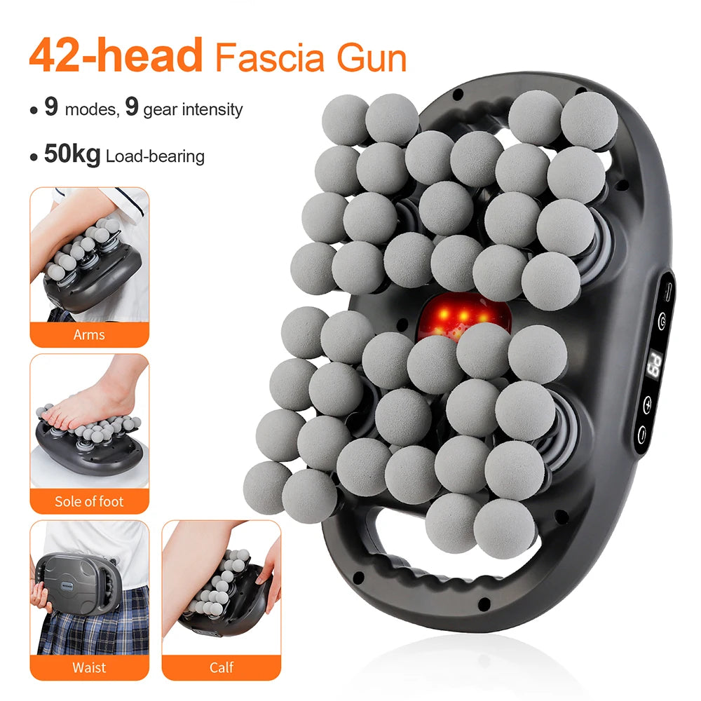 42-Heads Fascia Gun High-Frequency Vibration