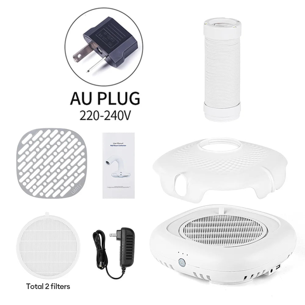 130W Super Suction Brushless Nail Dust