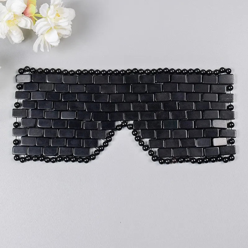Rose Quartz Cooling Eye Mask Natural Jade