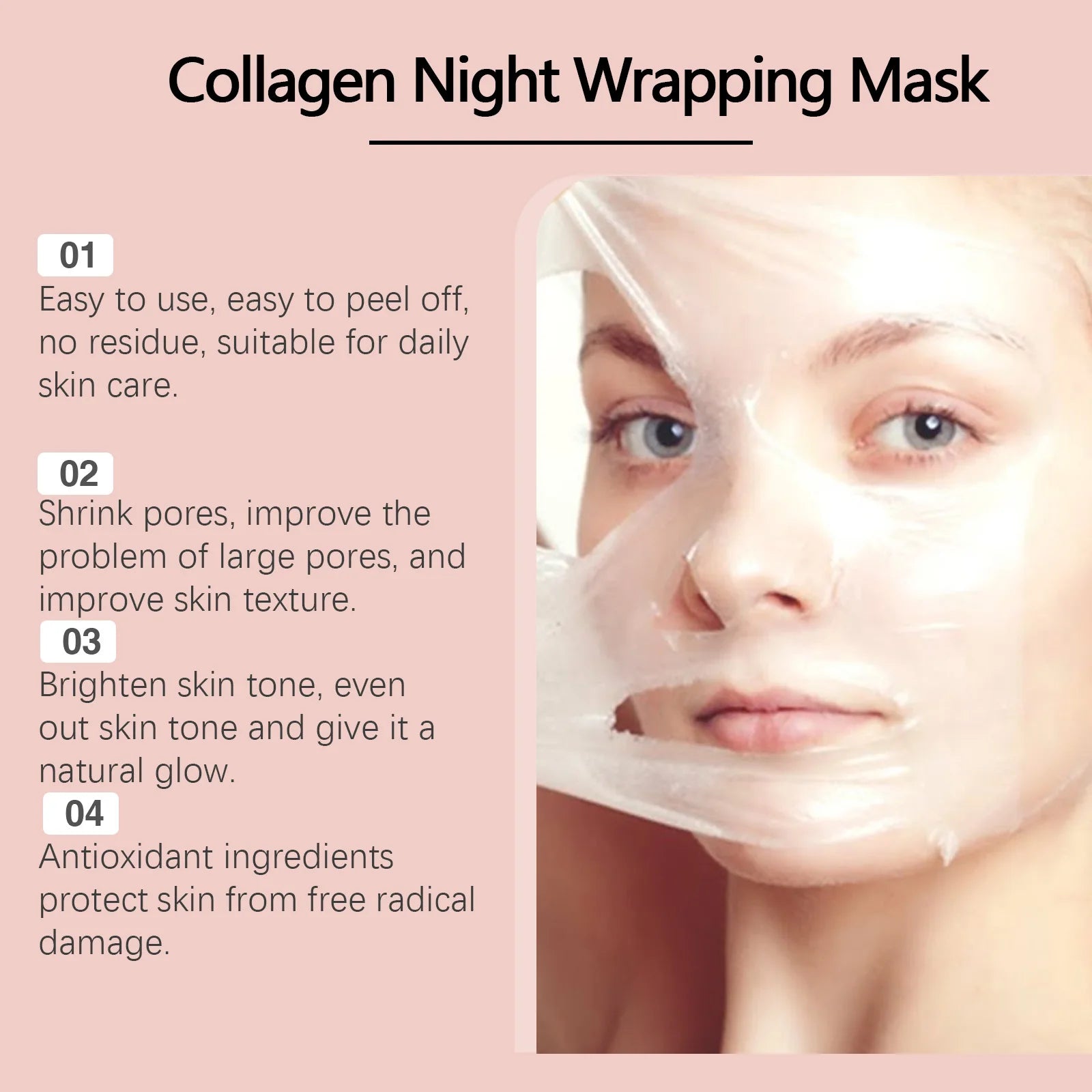 Collagen Peel-off Mask Deep Hydrating Fade