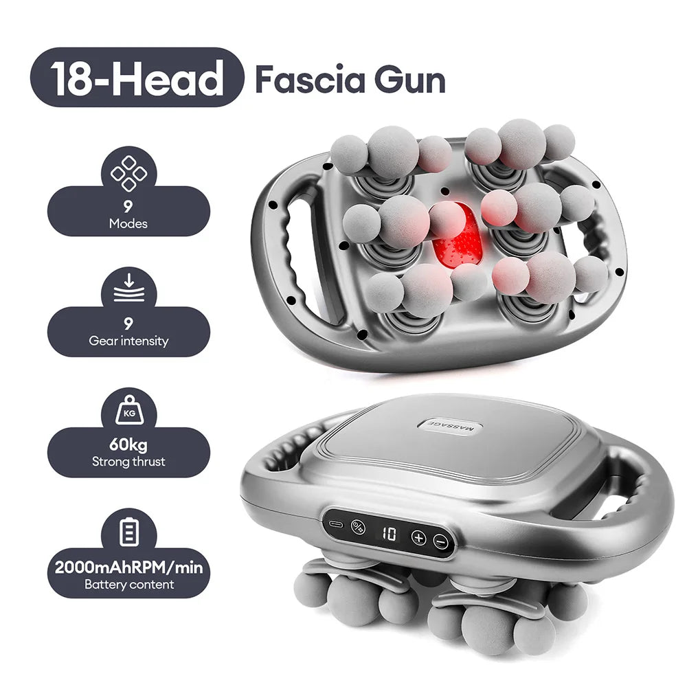 42-Heads Fascia Gun High-Frequency Vibration