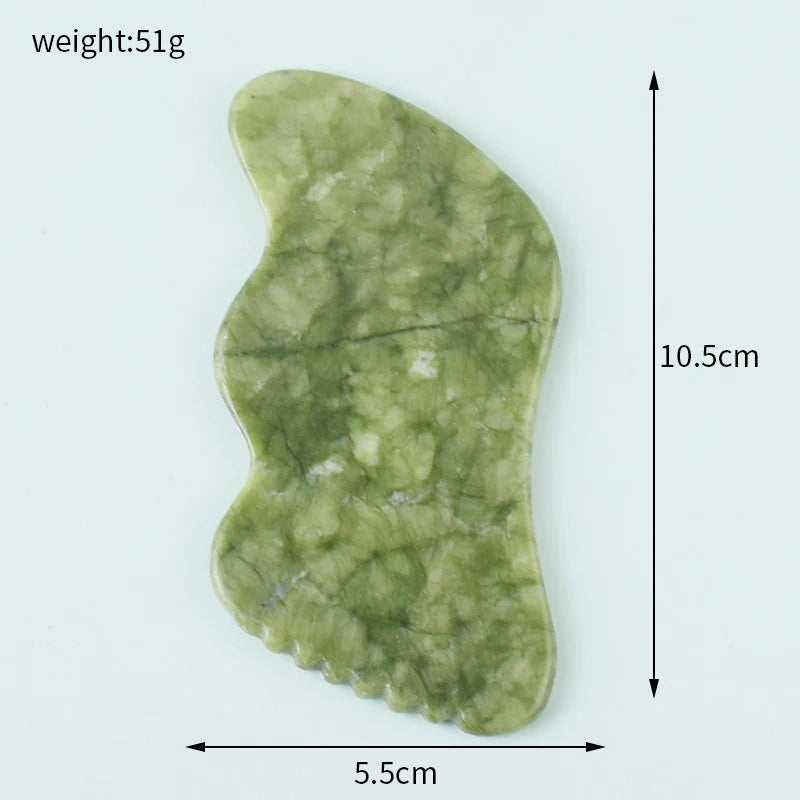 100% Natural Jade Stone Gua Sha Skin Massager