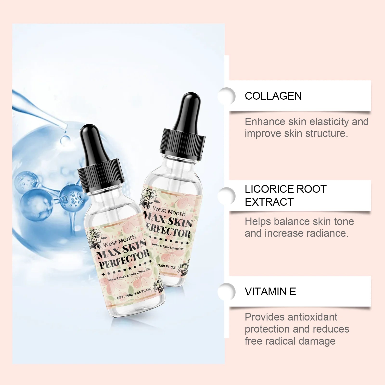 Chest Neck Face Lifting Oil