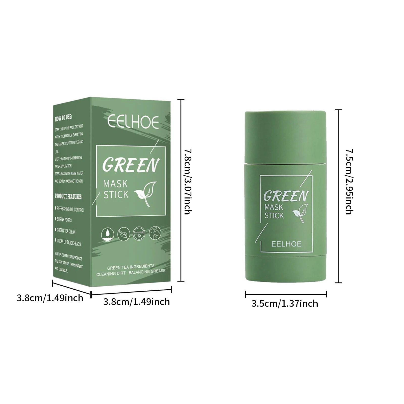Green Tea Solid Mask Face Clean Mask