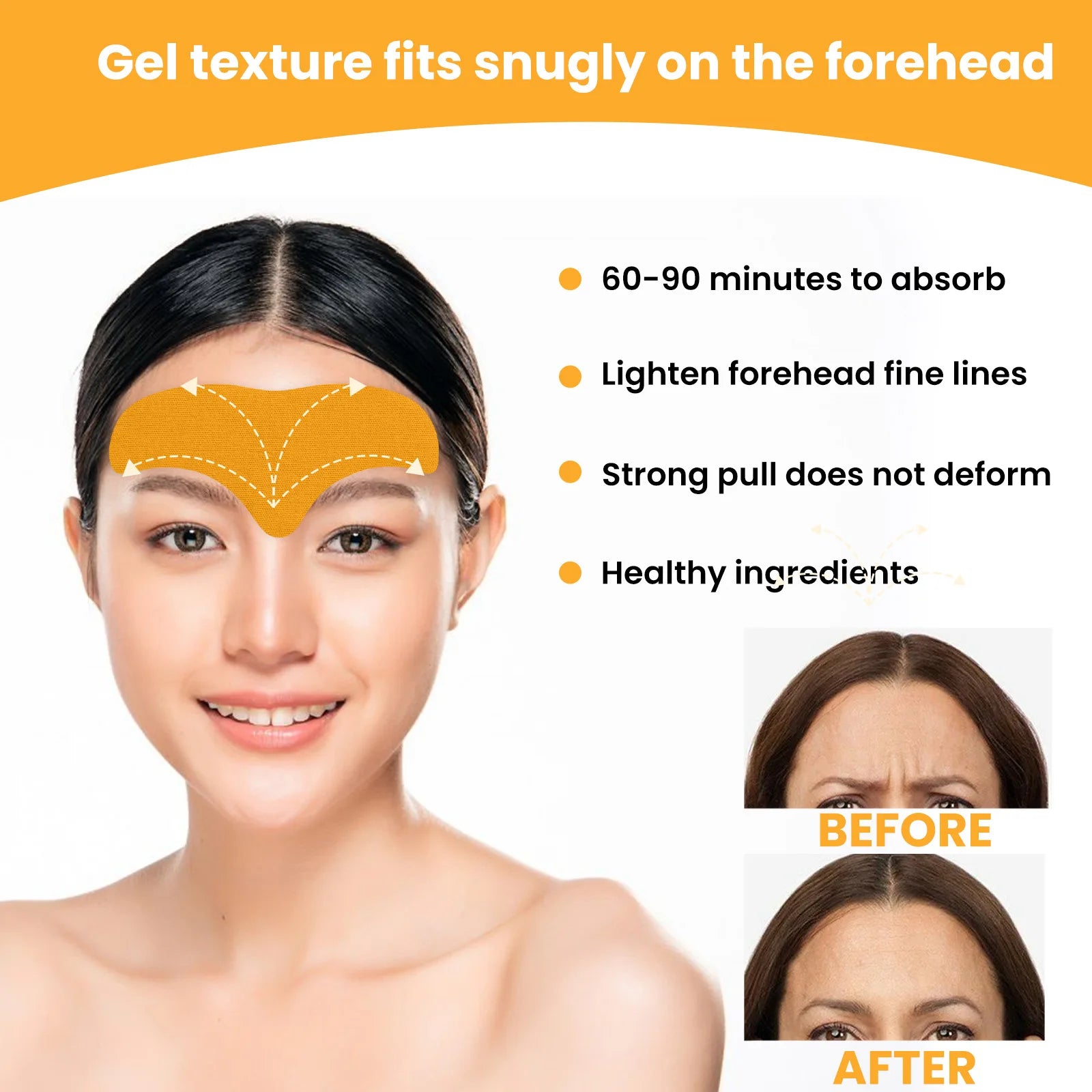10-50Pcs Forehead Wrinkle Patches Lifting