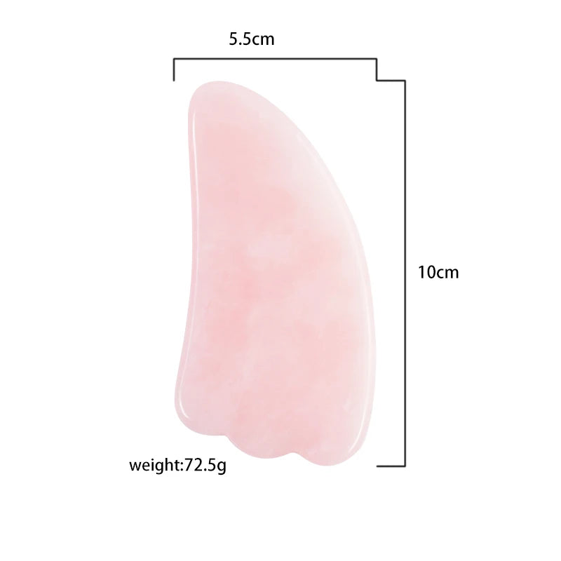 Natural Rose Jade Gouache Scraper Face