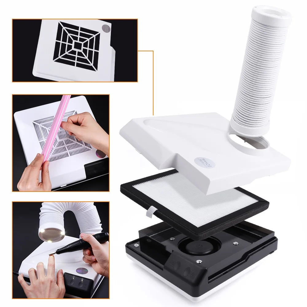 60W Double Use Nail Dust Collector