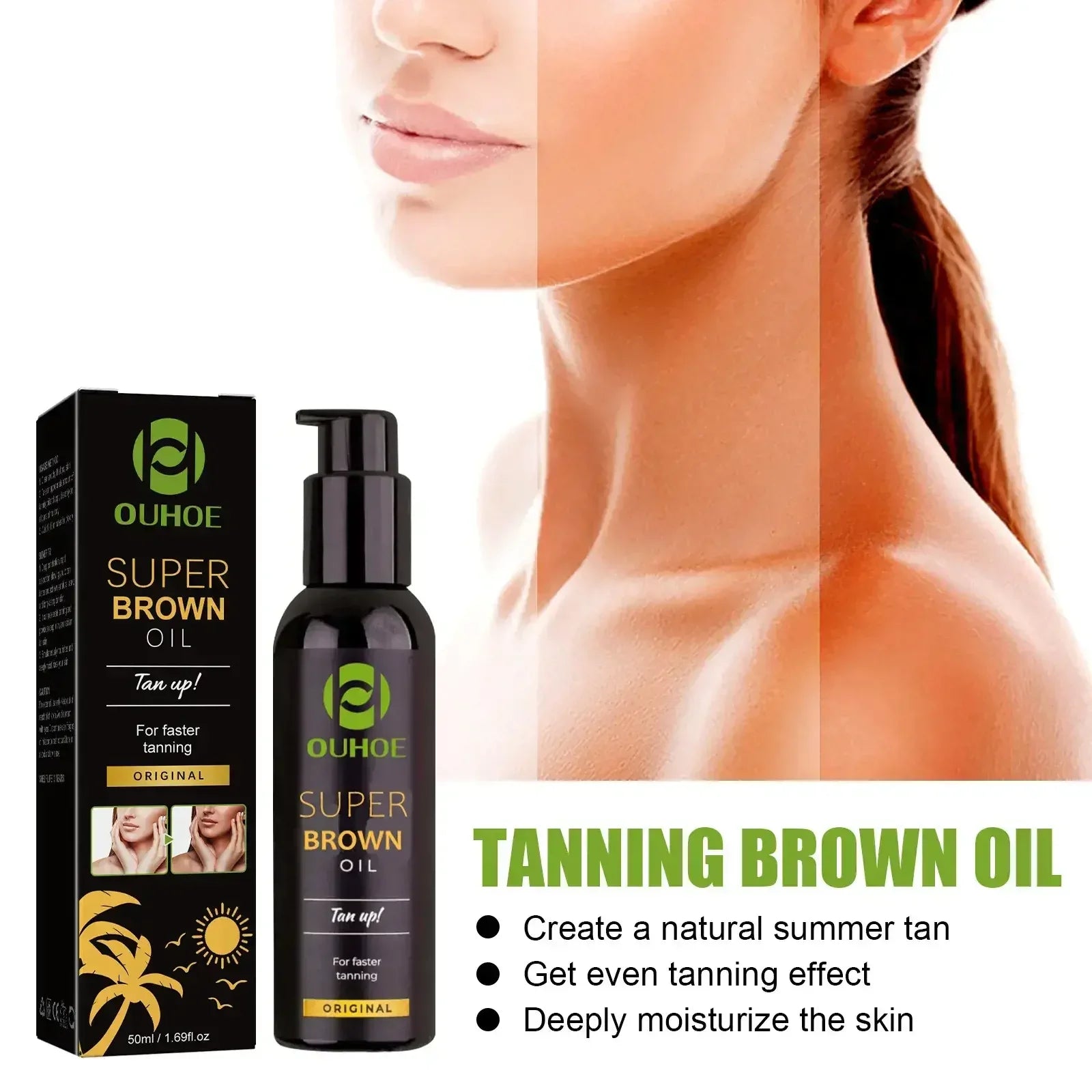 Brown Tanning Oil