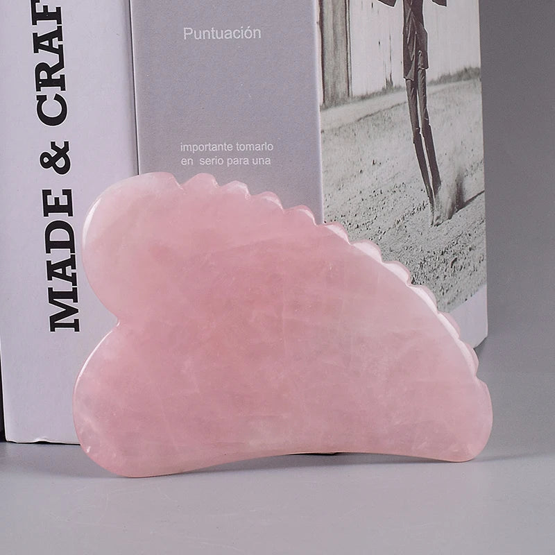 Rose Quartz Facial Gua Sha Tools