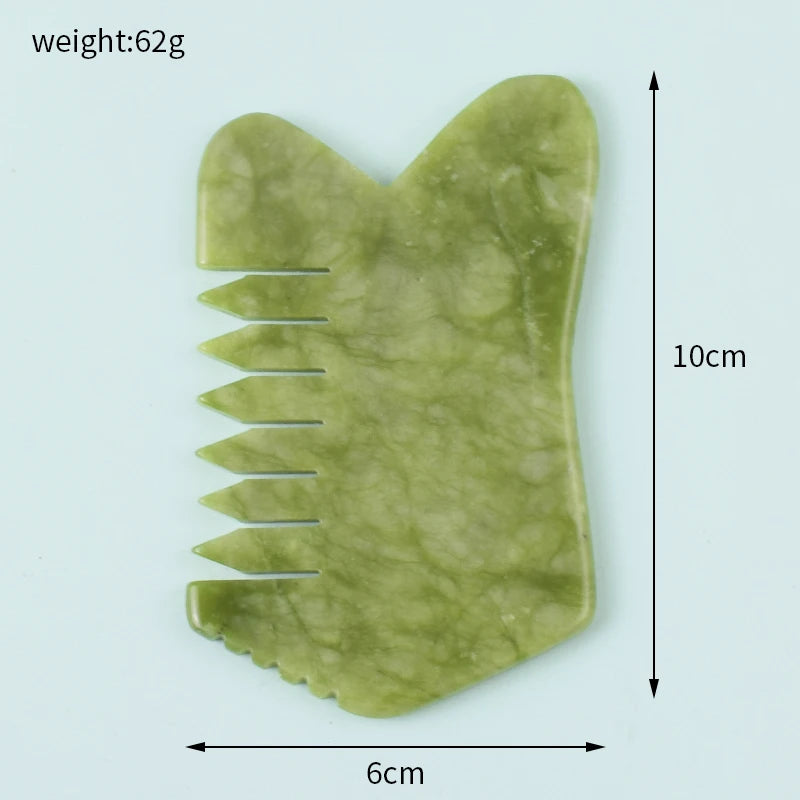100% Natural Jade Stone Gua Sha Skin Massager