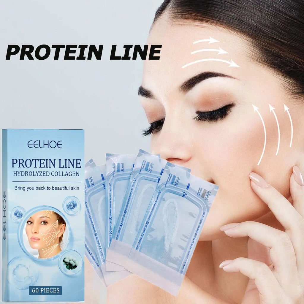 60Pcs Gold Protein Line Fade