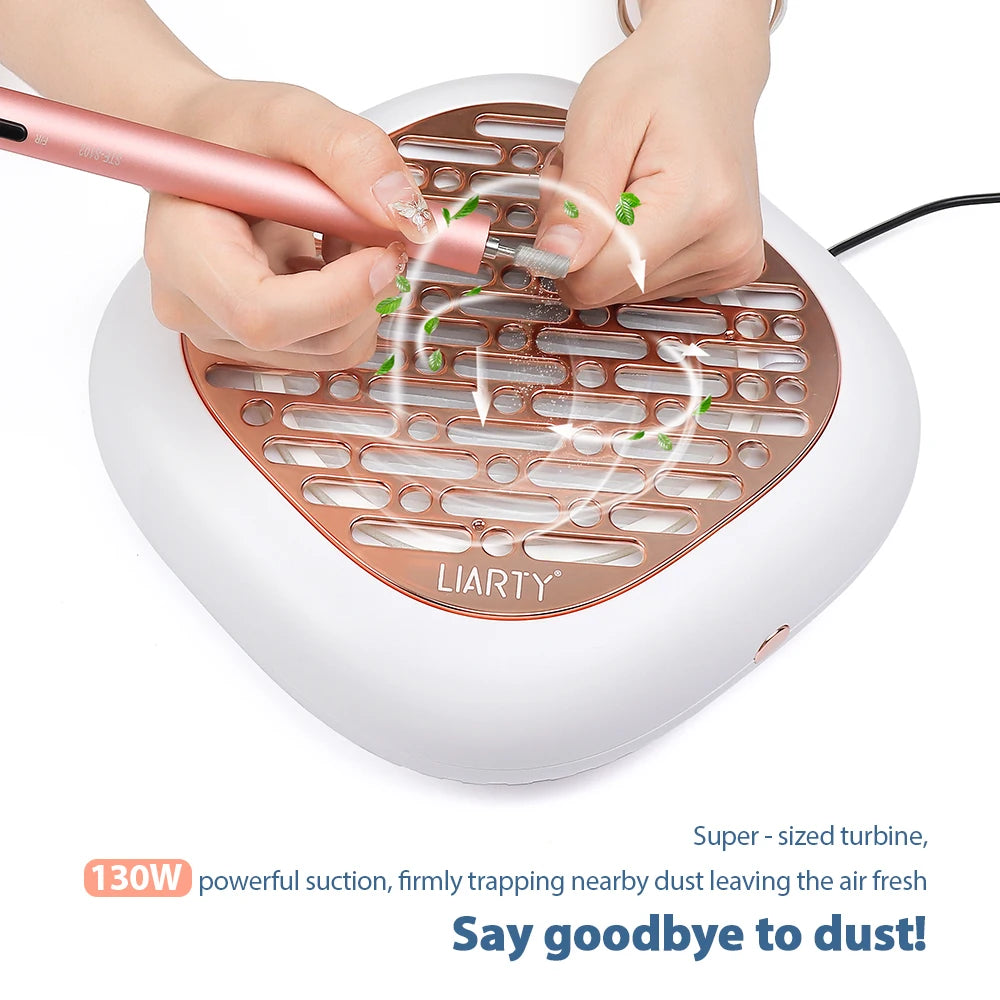 130W Super Suction Brushless Nail Dust Collector