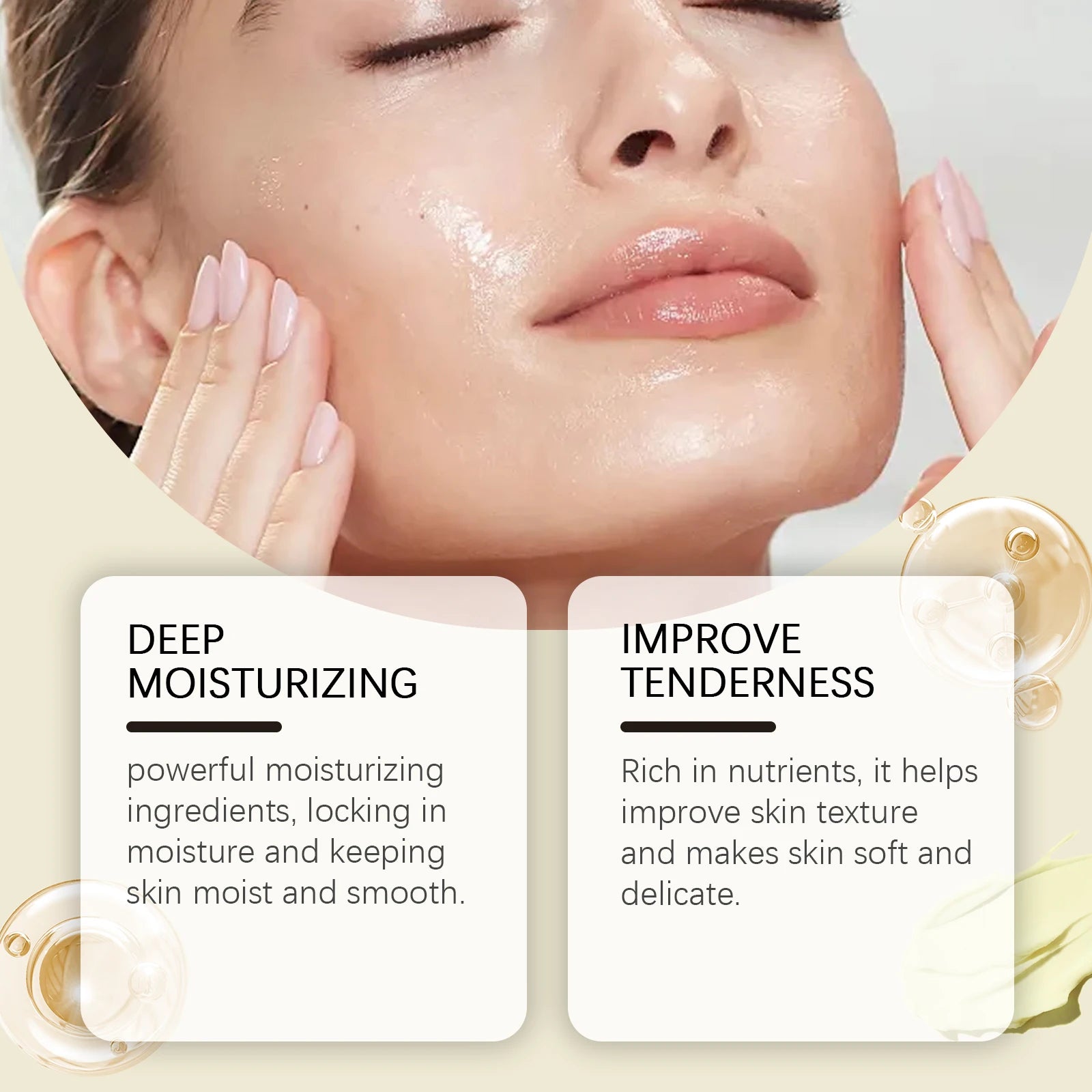 Beef Tallow Honey Balm Moisturizing Hydrating Face Cream