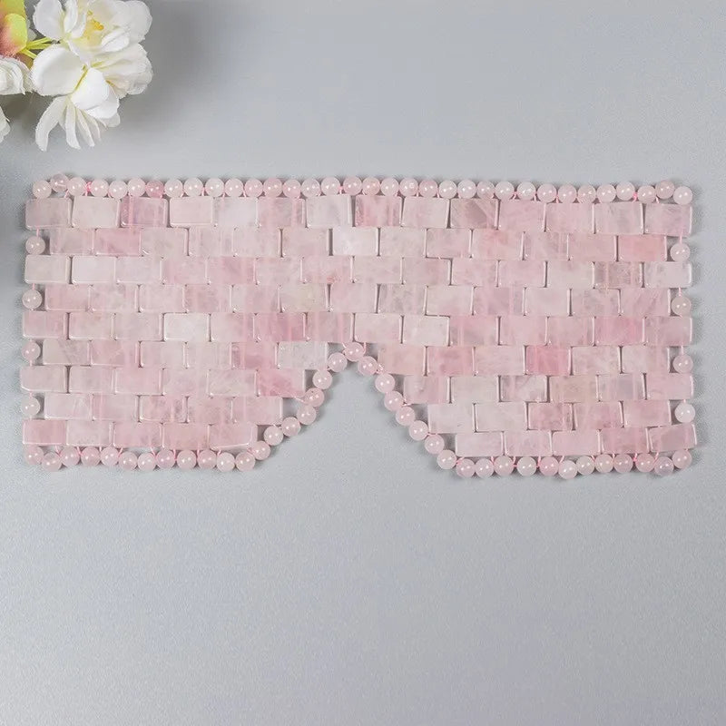 Rose Quartz Cooling Eye Mask Natural Jade