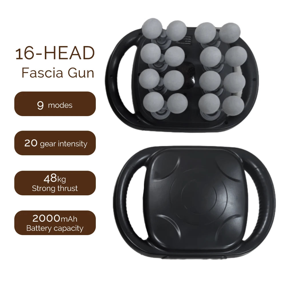 42-Heads Fascia Gun High-Frequency Vibration