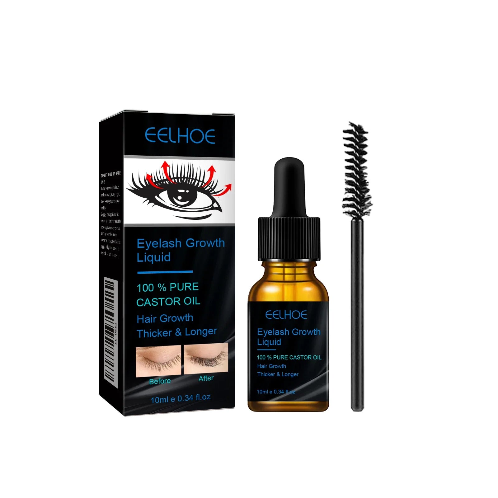 Eyebrows Natural Thick Slender Curl Curl Moist Natural Castor
