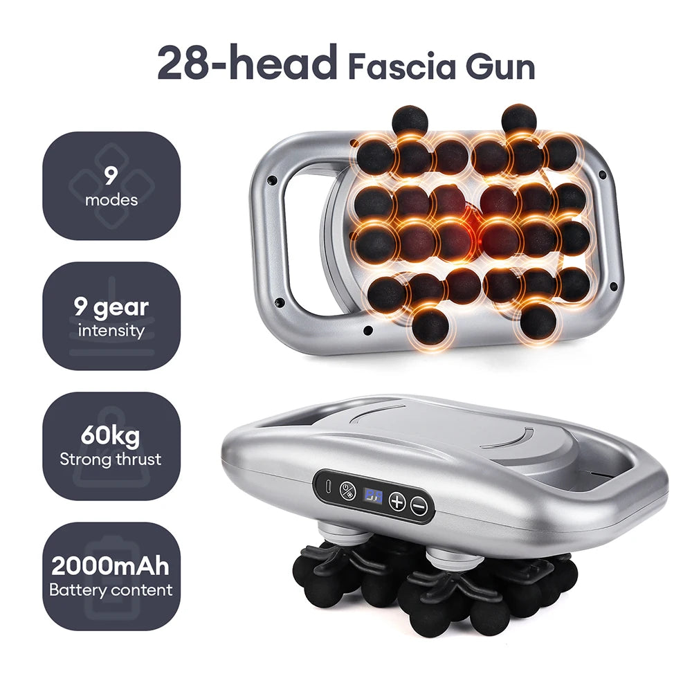 22-Head Fascia Gun High-Frequency Vibration