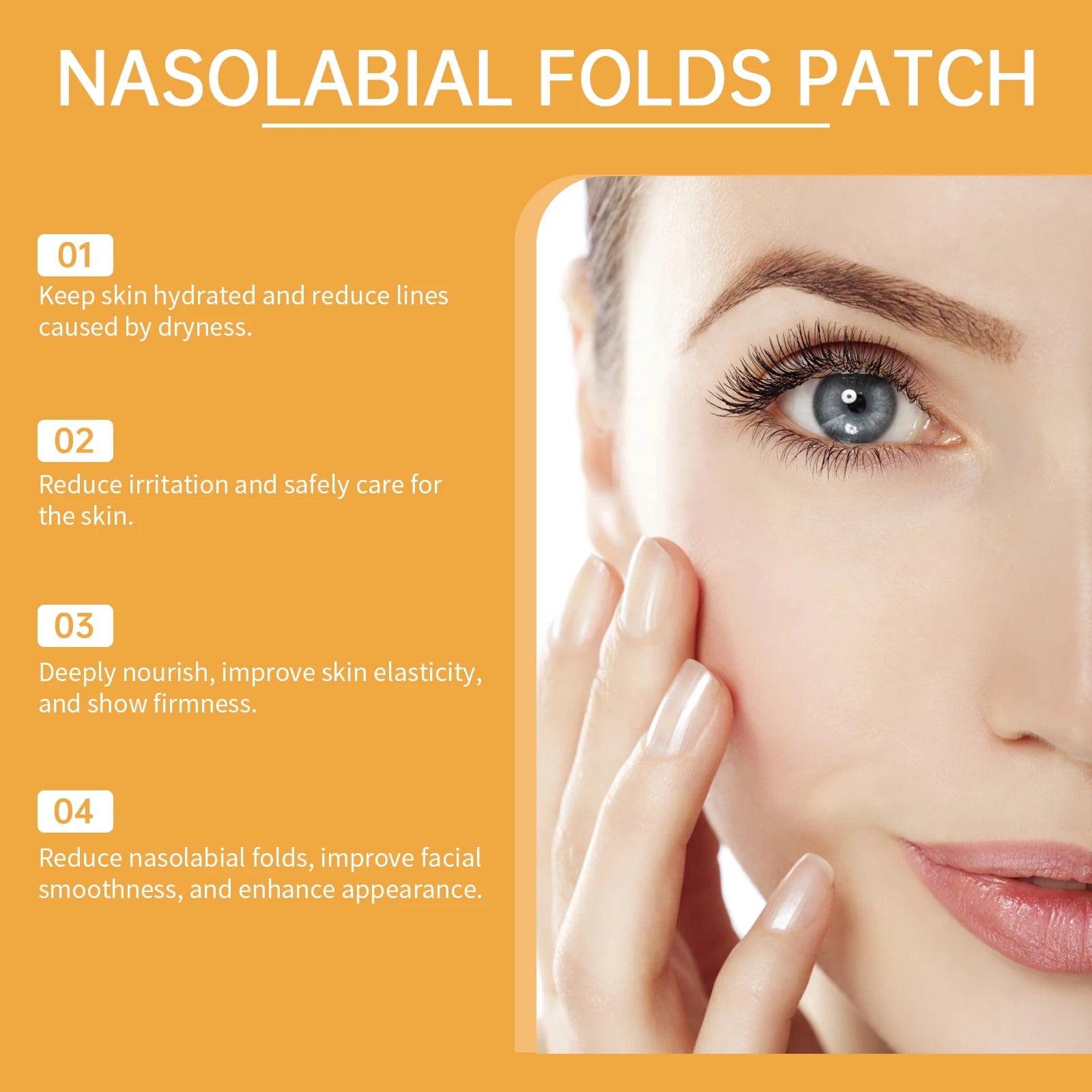 Nasolabial Folds Patch Contain Collagen