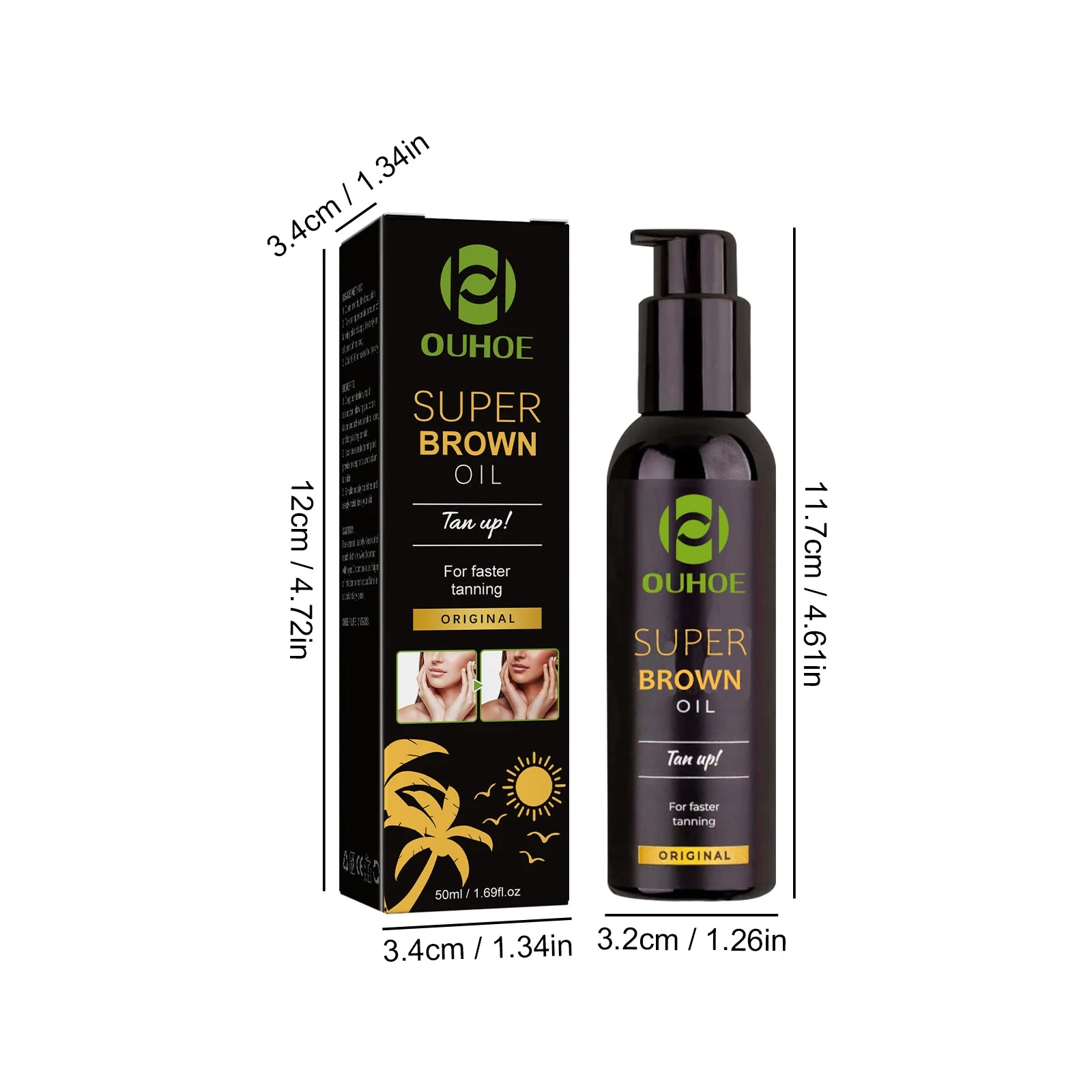 Brown Tanning Oil