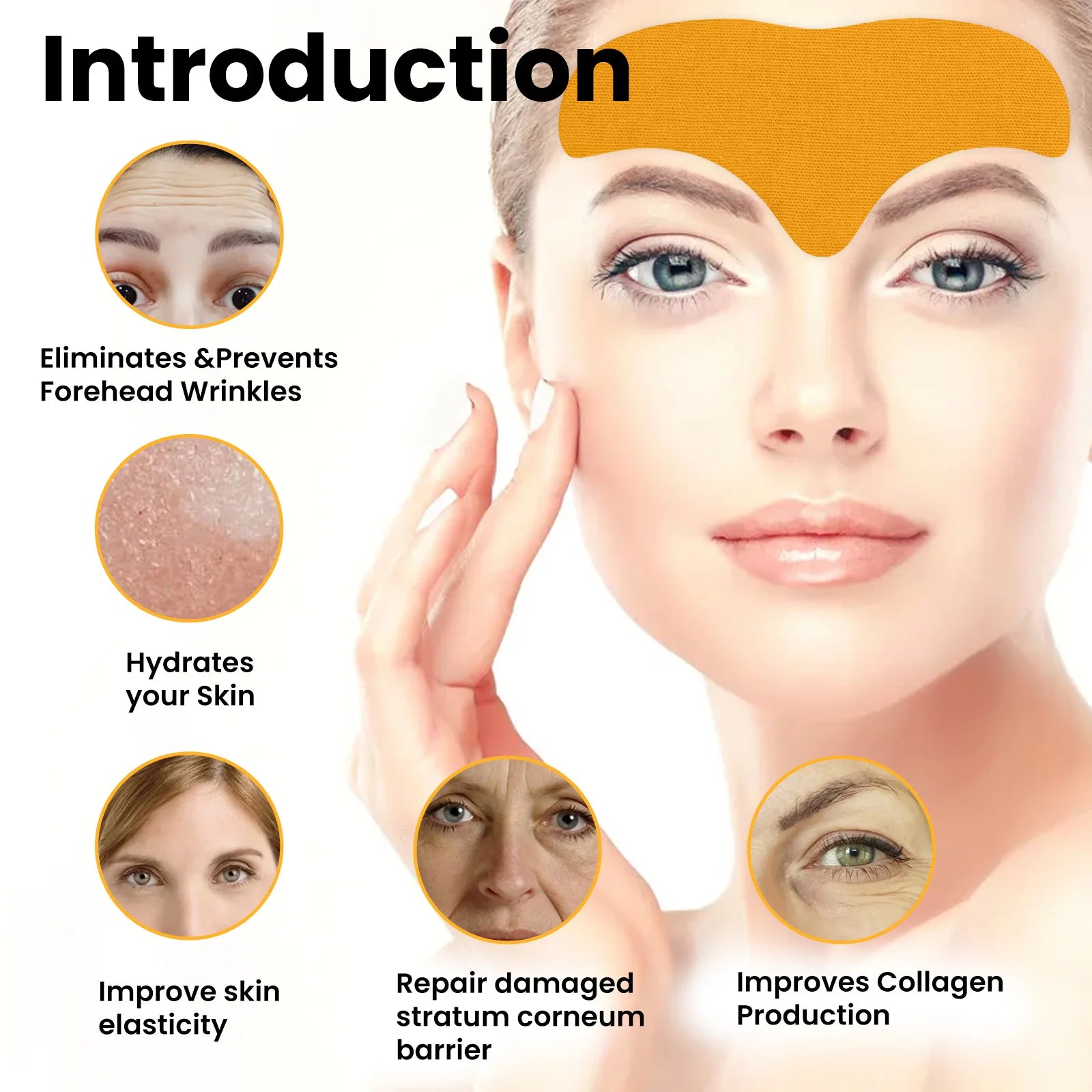 10-50Pcs Forehead Wrinkle Patches Lifting